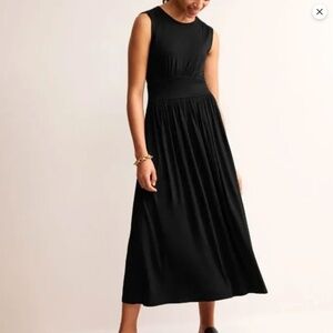 Boden Thea Sleeveless Midi Dress black US 2R